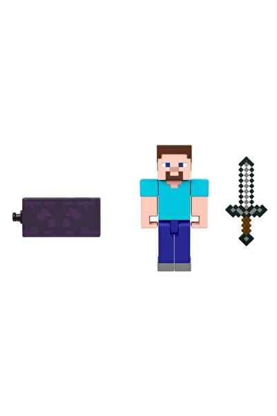 mattel Minecraft Aksesuarlı Figürler Hfc27 Steve Lisanslı Ürün