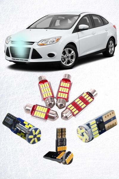 HR PAK Ford Focus 3 Için Uyumlu Iç Aydınlatma Led Seti