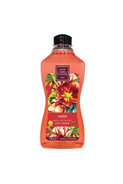 Eyüp Sabri Tuncer Doğal Zeytinyağlı Sıvı Sabun Amber 1.5 Litre Pet Şişe