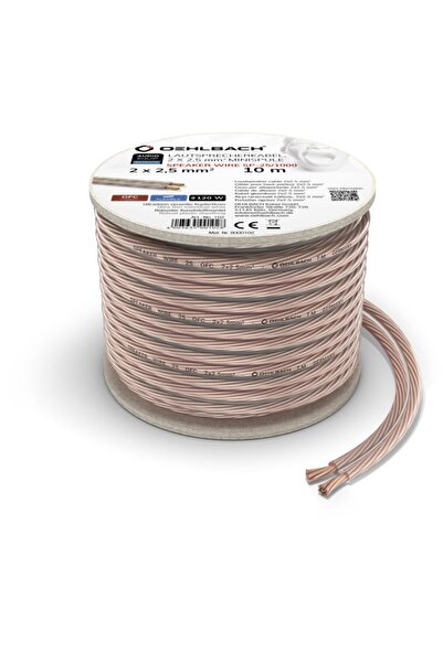 OEHLBACH Speaker Wire Sp-25 1000 Transparan Hoparlör Kablosu 2x2.5mm (10M) - ...