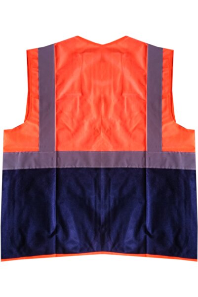 megeteks سترة تحذير مزدوجة اللون للمهندس