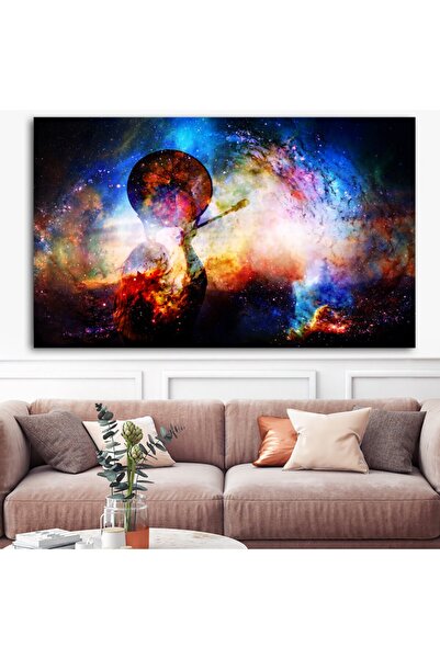 Sebenta Mega Boyut Şaman Duası Kanvas Tablo ( 140 X 210 Cm )