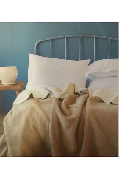 İssimo Home Issimo Simply Κουβέρτα Διπλή Μπεζ-Κρεμ Μέγεθος/Μέγεθος: 200x220 cm