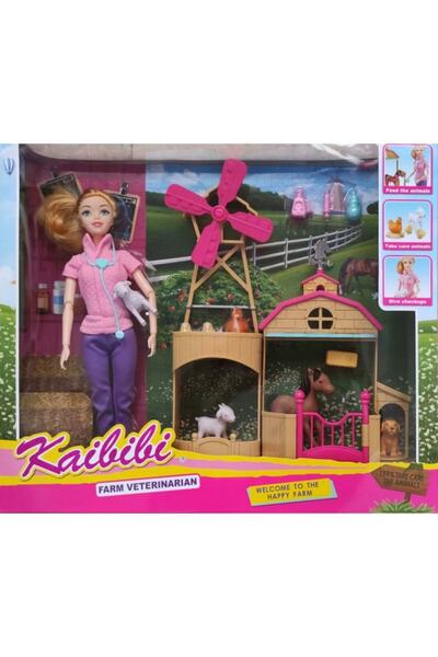 Kızılkaya Oyuncak Kaibibi Çiftlik Veterineri Oyun Seti Bld284