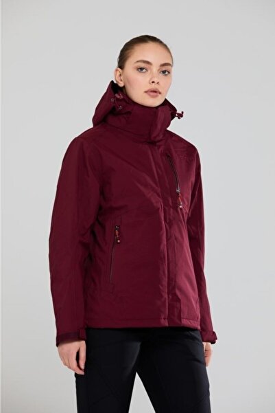 2AS Sparkle 3in1 Kadın Mont Bordo W18sprk