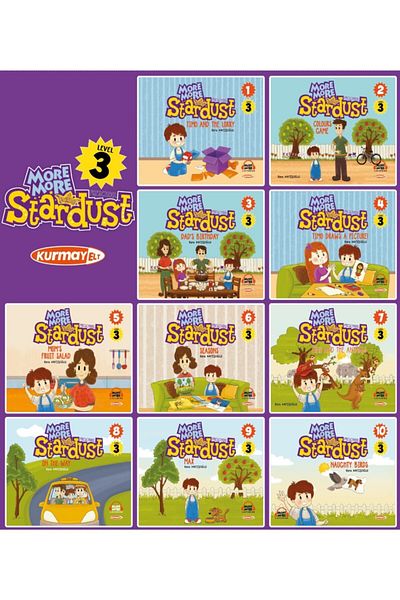 Kurmay Elt Yayınları Englısh Level 3 Preschool Stardust 5-6 Years Old Story Set (Preschool)