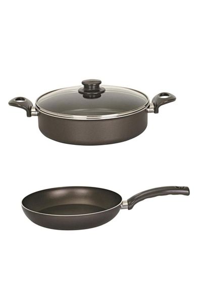 Mehtap Onyx Teflon 28 Cm Cauliflower And 28 Cm Pan