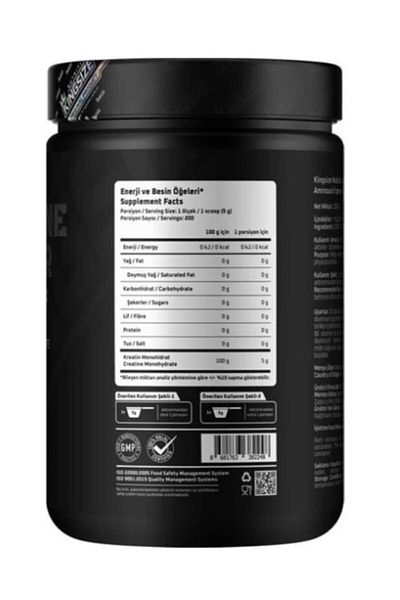 Kingsize Nutrition Creatine Powder 1000 Gr Odorless