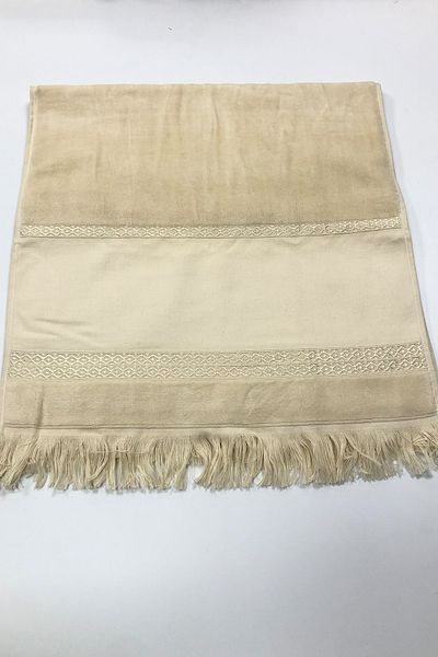 Fiesta 1 Piece 50x90 Velvet Tasseled Etamine Towels