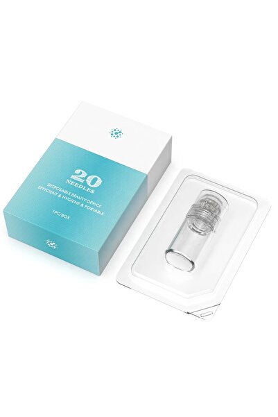 Mym 20 Altın Iğneli Serum Ampul Uygulayıcı Aplikatör 1.00 Mm Dermaroller Hydr...