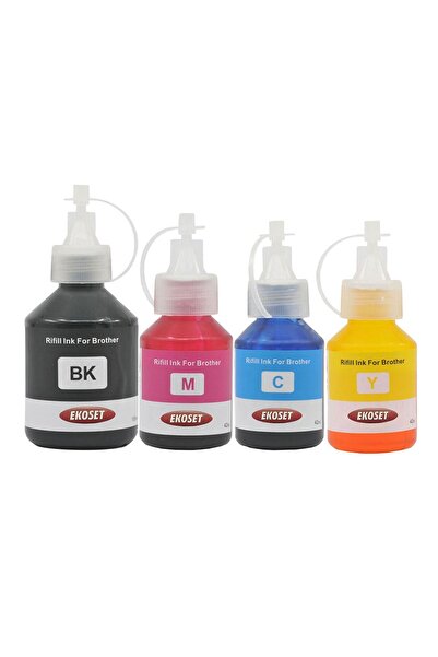 ekoset Brother Dcp-t520w Dcp-t720dw Uyumlu 4 Renk Muadil Mürekkep