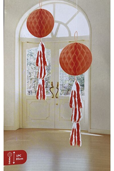 New Bliss Decor Studio Parti Doğum Günü Ev Dekorasyon Kağıt Petek Top Süs 1 A...