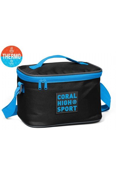 Coral High Sport Μαύρο-μπλε Thermo Lunchbox 22810