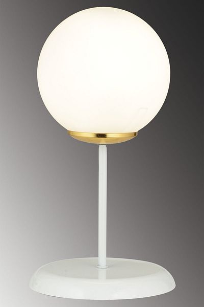 Kraliçe White Table Lamp White Globe Ball Glass Luxury Chandelier