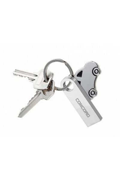 Concord 16 GB Metal Keychain USB Flash Memory Cu-16