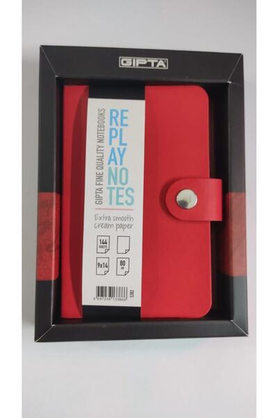 Gıpta Re-play Notes 9x14 144-leaf Unlined Leather Notepad