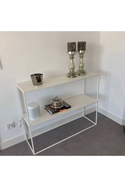 MERZANA Pearl Dresuar, Metal Beyaz Dresuar