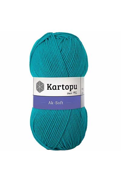 Kartopu Aksoft Petrol Blue Πλεκτό Νήματα K482