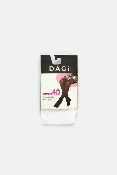 Dagi White Kids Micro Pantyhose