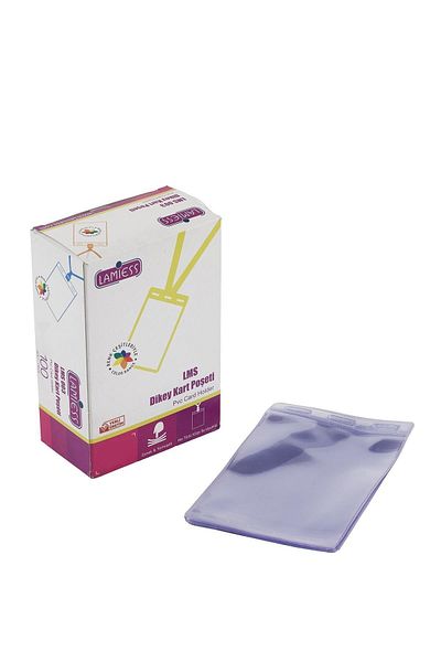 Lamiess Lms 010 Vertical PVC Card Bag 80x100 Mm 100 Pieces