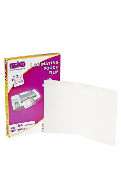 Lamiess A-4 216 X 303 Mm 150 Mıc.polyester Laminasyon Filmi 100'lü