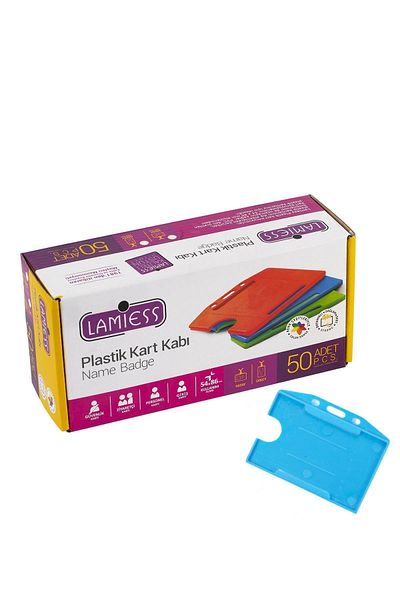 Lamiess Lms 214 Horizontal Plastic Card Container Turquoise