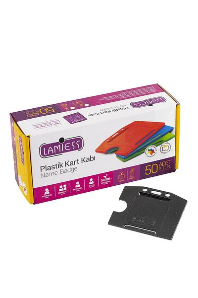 Lamiess Lms 214 Horizontal Plastic Card Container Gray