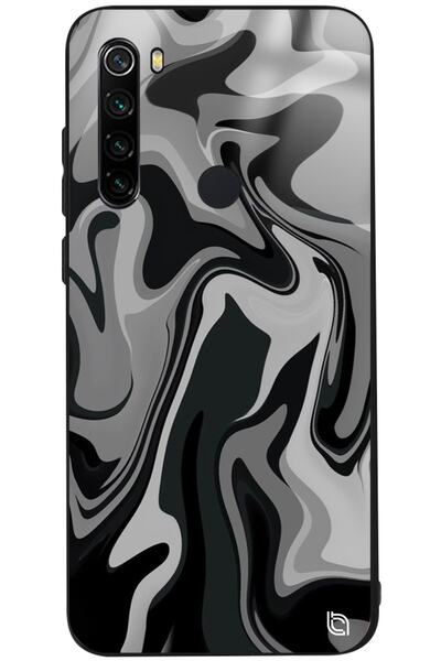 WANNA PROTECT Xiaomi Redmi Note 8 Girdap Premium Desenli Glossy Kılıfı