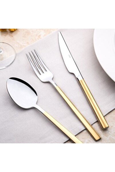 Nehir Dalyan 72 Parça Çatal Bıçak Kaşık Seti Sofra Takımı