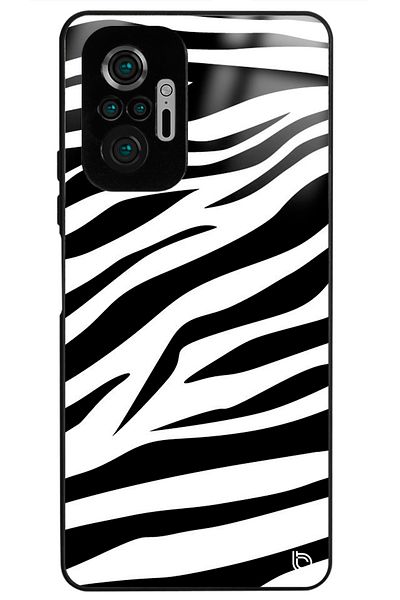 WANNA PROTECT حافظة هاتف Xiaomi Redmi Note 10 Pro Zebra Premium لامعة