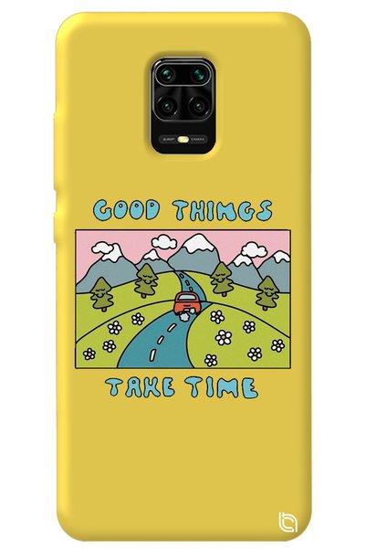 WANNA PROTECT Xiaomi Redmi Note 9S Yellow Color Premium Velvet Inside Take Ti...