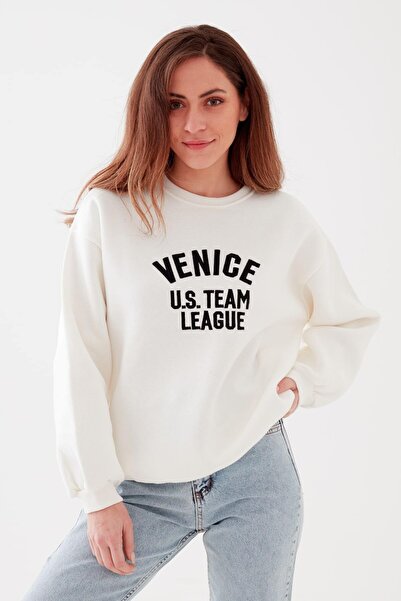 Kadın Beyaz Venice Sweat