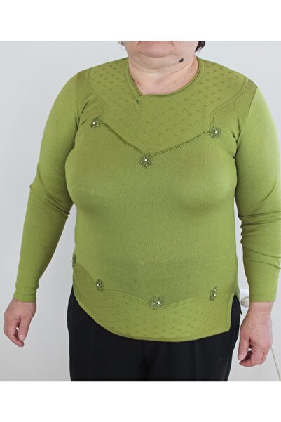 Bilgiçler Kadın Yeşil Kazak