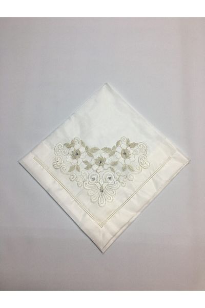 Çalışkan Çeyiz Evi French Guipure Lace Pearl Embroidered Dowry Monorail Luxury Bundle - Monorail Fabric Dowry Bundle