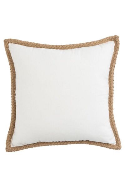 EACHTOME Straw Detailed Throw Pillow Cover