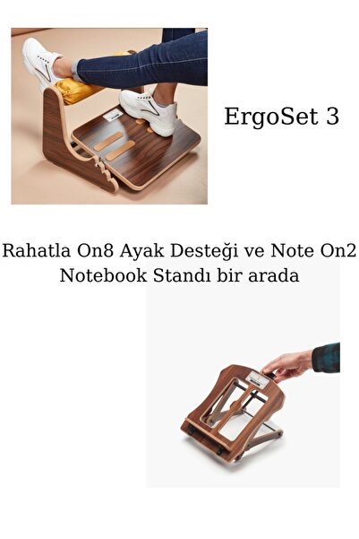 Koltana Ergonomi Ergopaket 3 Rahatla On8 Ayak Desteği  Note On2 Yükseklik Aya...