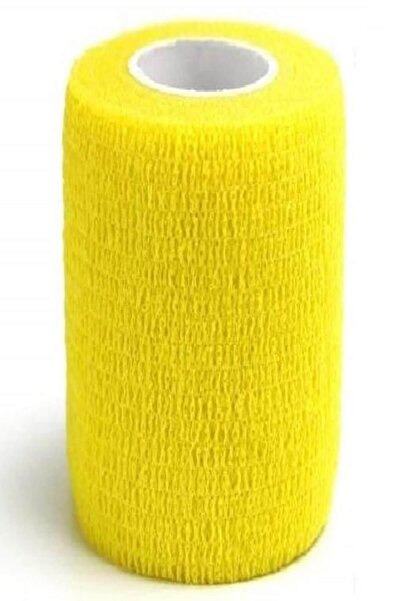 sayberk Elastik Yapışkanlı Coban Renkli Bandaj 10 Cm X 4,5 Mt Sarı