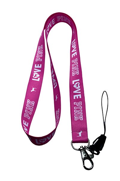 StormiStoretr Love Pink Boyun İpi Telefon Askısı