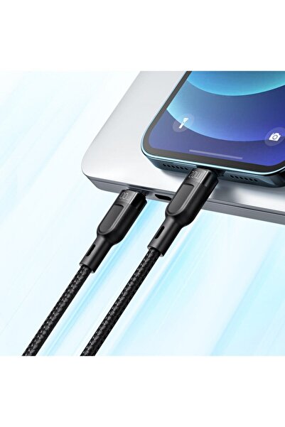 Mcdodo Ca-8780 2in1 100w Type-c To Lightning & Type-c Data-şarj Kablosu 5a 1.2m-siyah