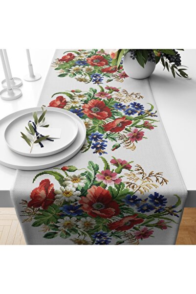 LadiesHome Ειδικής σχεδίασης Premium Honeycomb Woven Runner 140x40