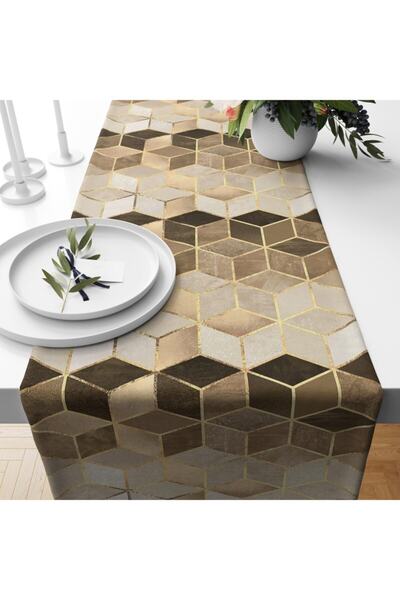 LadiesHome عداء منسوج على شكل قرص العسل بتصميم مخصص 140x40