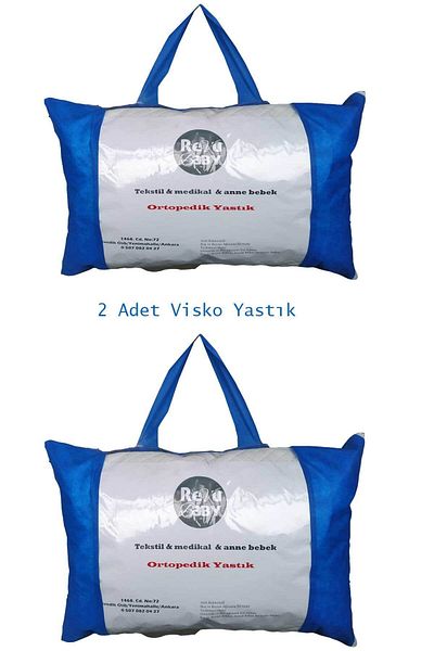 RevuBaby Orthopedic Crop Visco Pillow 50x70 2 Pieces
