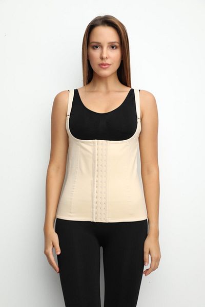 AVENNİES Suspender Latex Corset with Steel Underwire Postpartum Anti-Sagging Waist and Belly Firming