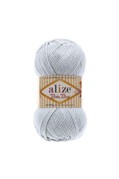 Alize Baby Best 224 Ανοιχτό Γκρι 10% Μπαμπού - 90% Ακρυλικό (Αντι-πιλίνγκ Ακρυλικό) / 100 Gr - 240 M
