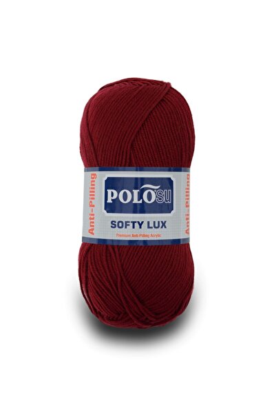 Polosu Softy Lux - Premium Anti-pilling Örgü Ipliği - 407 - Bordo