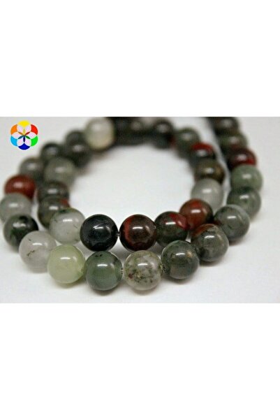 Yasamtohumu Dužina narukvice Krvavi kamen Pola lanca 8mm (18CM dug)