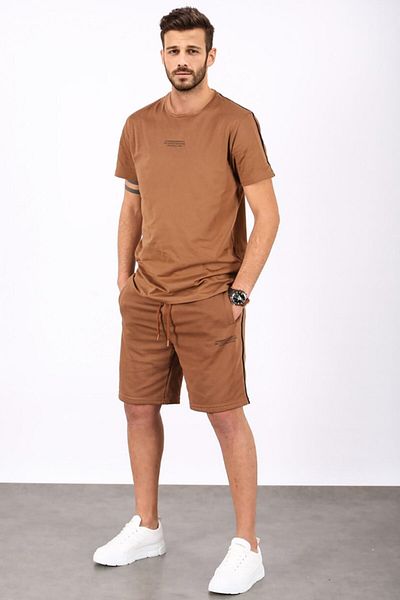 Madmext Καφέ Oversize Ανδρικό Σορτς 5376