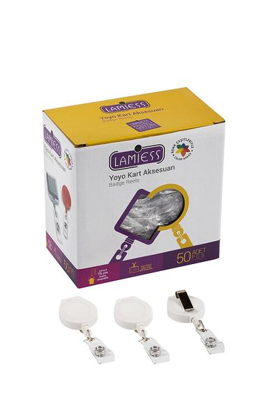 Lamiess Lms 340 Kt Round Yoyo White 50 Pieces