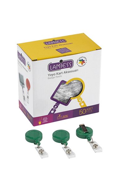Lamiess Lms 351 Round Yoyo Green 50pcs