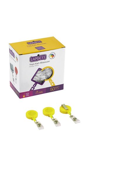 Lamiess Lms 351 Round Yoyo Yellow 50pcs